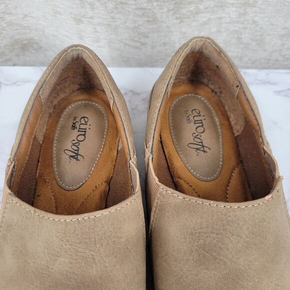 Euro Soft By Sofft Everett Shootie Tan Slip On Shoes Loafers - Picture 3 of 11